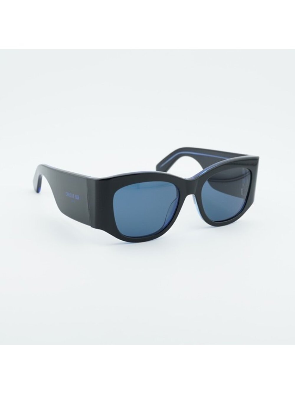 Dior DIORNUIT S1I 17B0 Sunglasses Black Square Frame, Blue Lenses - Picture 9 of 12
